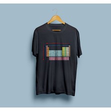 Bahriyeli Collection Oversize Elementler Periyodik Tablo / Kimya Tasarım Unisex T-Shirt
