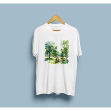 Bahriyeli Collection Oversize Maçka Parkı Tasarım Unisex T-Shirt