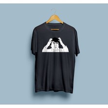 Oversize Jackie Chan Baskılı Unisex T-Shirt