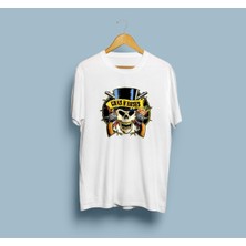 Bahriyeli Collection Oversize Guns N Roses Tasarım Unisex T-Shirt