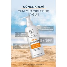 Alvori SPF 50 + Normal Ve Karma Ciltler İçin Yüksek Korumalı Yüz Güneş Kremi 125 ml