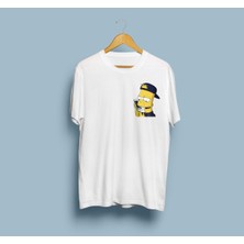 Bahriyeli Collection Oversize Bart Simpson Tasarım Unisex T-Shirt