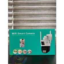 RX23AI Çift Kamera 3+3 Mp Alarmlı Sirenli Wifi Güvenlik Kamerası + 1.5A Adaptör