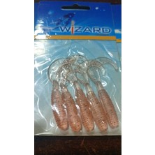 Wizard Orak Kuyruk Silikon - 6cm 3 Paket - 8cm 2 Paket Suni Yem