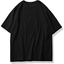 Cakkey Oversize Unisex Hello World Tshirt Siyah