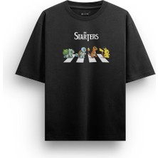 Cakkey The Starters Pokemon Oversize  Tshirt