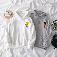 Cedric & Chen Baskılı Sevgili Kombini Sweatshirt 2