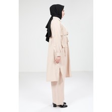 Beyza Bej Tunik Pantolon Takım 9240