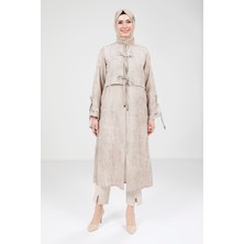 Beyza Düğüm Detaylı Bej Giy Çık 9194