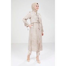 Beyza Düğüm Detaylı Bej Giy Çık 9194
