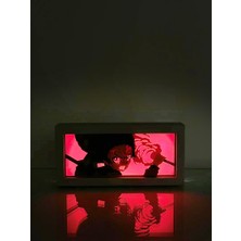 Tanjiro 3D Anime Lightbox Işıklı Kutu Tablo