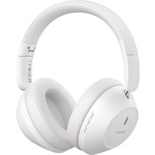 Baseus Bass 30 Max Kablosuz Kulaküstü Kulaklık - Beyaz