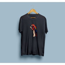 Bahriyeli Collection Oversize Papağan Tasarım Unisex T-Shirt