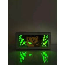 Zoro 3D Anime Lightbox Işıklı Kutu Tablo