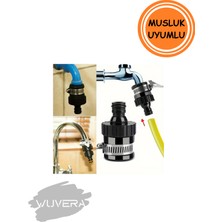 Wuvera Delta Uyumlu Musluk ve Hortum Bağlama Aparatı – Sızdırmaz ve Pratik Kullanım