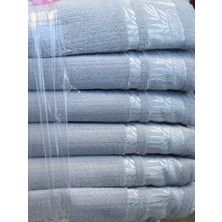 Bambu El Havlusu 6 Adet 50 x 90  cm  Yumuşak ve Su Emici Gri El Havlusu