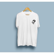 Bahriyeli Collection Oversize Soru Işareti Logolu Unisex T-Shirt