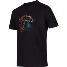 2AS  Alex Baskılı Erkek Sıfır Yaka T-Shirt