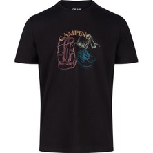 2AS  Alex Baskılı Erkek Sıfır Yaka T-Shirt