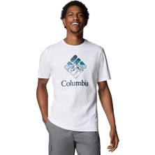 Columbia Csc M Heavenly Stacked Gem Ss Tee Erkek Tişört CS0413
