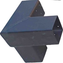 Pergola Kamelya Çardak 8X8CM Köşe 90° Montaj Aparatı Demir Bağlantı Metal Kiti Hırdavat Payanda Kiriş Kereste Tutucular Bahçe Teras Asma