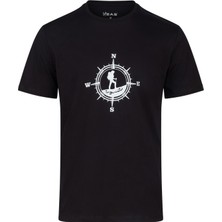 2AS Alex Baskılı Erkek Sıfır Yaka T-Shirt