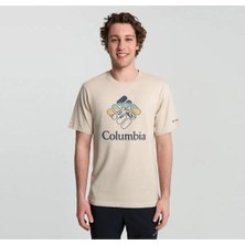 Columbia Csc M Heavenly Stacked Gem Ss Tee Erkek Tişört CS0413