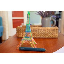 Pembe Renk 3D Kalem + 25 Renk Toplam 25 Metre Pla Filament + Şablon
