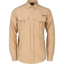 2AS  Gear Erkek Gömlek Açık Kahve