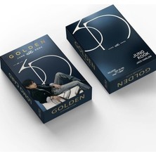 Bts Jungkook '' Golden '' Çift Yön Baskılı Lomo Card Seti