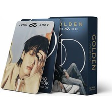 Bts Jungkook '' Golden '' Çift Yön Baskılı Lomo Card Seti
