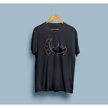 Bahriyeli Collection Oversize Mübarek Ramazan Bayramı Ayı Tasarım Unisex T-Shirt