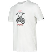 2AS  Alex Baskılı Erkek Sıfır Yaka T-Shirt