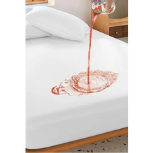 Beyaz Micro Fitted Sıvı Geçirmez Yatak Koruyucu Alez 100 x 200 cm