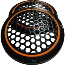 20CM Amber Neon Ledli Hoparlör Kapağı