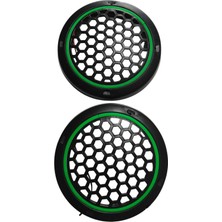 16CM Yeşil Neon Ledli Hoparlör Kapağı
