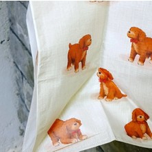 Sevimli Köpek Desenli Alışveriş Çantası (Pazar Çantası)
