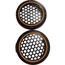 16CM Amber Neon Ledli Hoparlör Kapağı