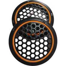 16CM Amber Neon Ledli Hoparlör Kapağı