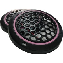 16 cm Pembe Neon Ledli Hoparlör Kapağı