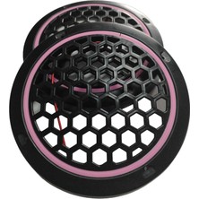 16 cm Pembe Neon Ledli Hoparlör Kapağı