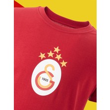 Galatasaray Lisanslı 5 Yıldızlı Özel Kırmızı T-Shirt