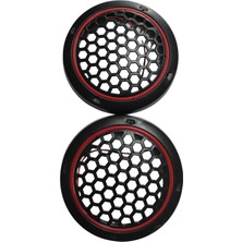 16CM Kırmızı Neon Ledli Hoparlör Kapağı