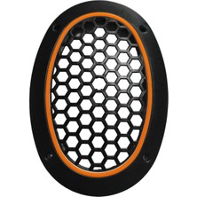 Oval Amber Neon Ledli Hoparlör Kapağı