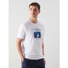 Lc Waikiki Yeni Sezon Bisiklet Yaka Kisa Kollu Baskili Penye Erkek Tisort - S55481Z8
