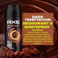 Axe Dark Temptation Erkek Parfüm (100 ml) + Deodorant 150 ml + Snob Deodorant Afterdark 150 ml