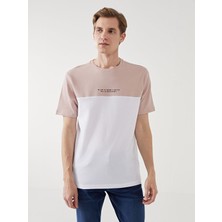 Lc Waikiki Yeni Sezon Bisiklet Yaka Kisa Kollu Renk Bloklu Erkek Tisort - S58827Z8