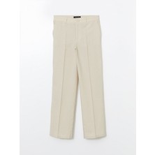 Lc Waikiki Yeni Sezon Keten Karisimli Kadin Pileli Pantolon - S56563Z8