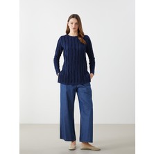 Lc Waikiki Yeni Sezon Beli Lastikli Wideleg Kadin Jean Pantolon - S5I500Z8