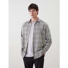 Lc Waikiki Yeni Sezon Slim Fit Uzun Kollu Ekose Erkek Gomlek - S5LL10Z8